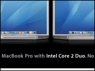 Apple MacBook Pro Laptops with Core 2 Duo Chips